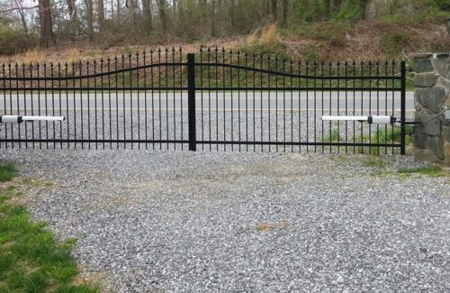 automatic commercial driveway security gate in Morganton NC