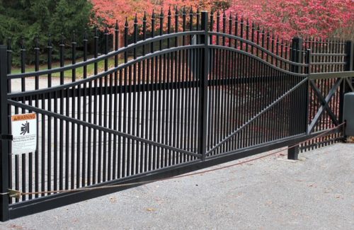 Cantilever Sliding Security Gate in Lenoir NC