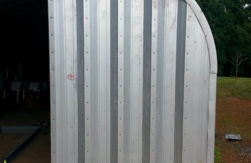 a shed before installation