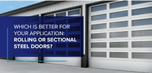 rolling or sectional steel door graphic