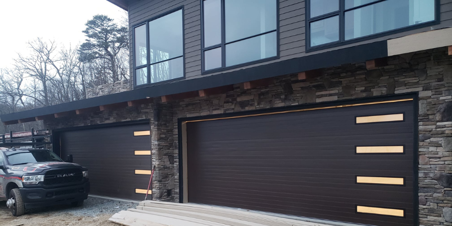 residential modern garage door