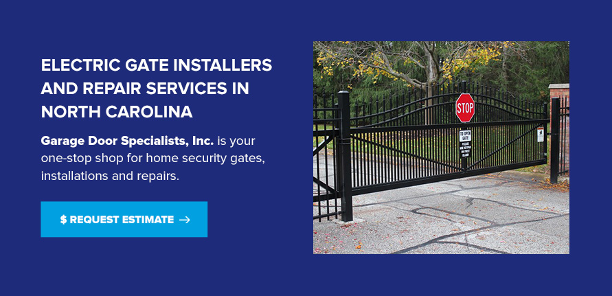 Electric Gate Installers and Repair Services in North Carolina